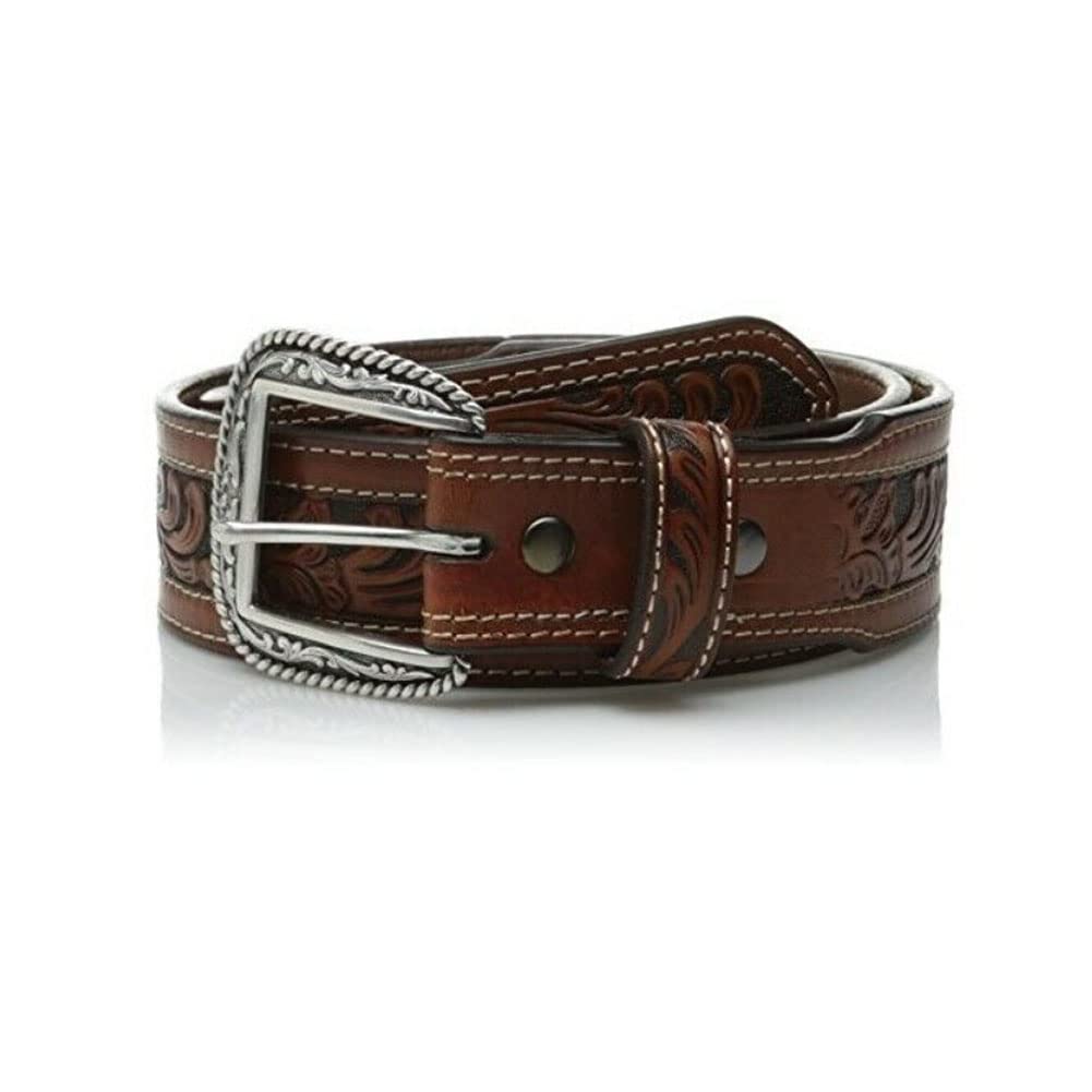 Photo 1 of ARIAT Men's Straight Oak Taper Belt, Tan, 34