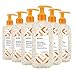 Amazon Brand - Solimo Morning Fresh Facial Cleanser with Ginseng and Vitamin C, 8 fl oz (Pack of 6)