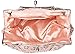 MG Collection Adele Embroidered Seed Beaded Evening Baguette Clutch Purse, Champagne, One Size