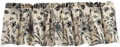 Crabtree Collection Kitchen Window Valances Kitchen Curtains Vintage Floral Window Valance Curtains (16X60)