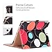 Apple iPad Pro 10.5 Case - ProCase Stand Folio Case Cover for Apple iPad Pro 10.5 Inch 2017, with Multiple Viewing Angles, Document Card Pocket (Circles)