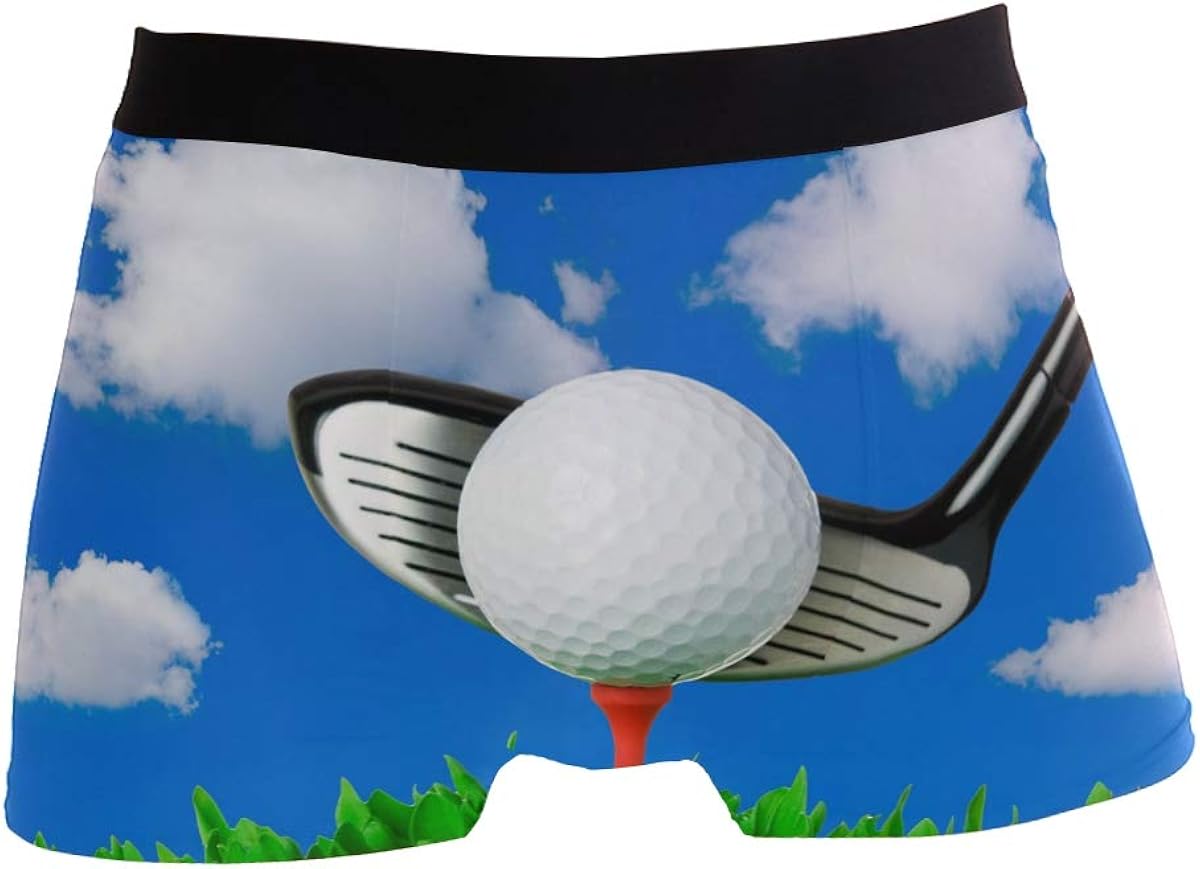 Use4 Golf Ball Green Grass Men's Underwear Regular Leg