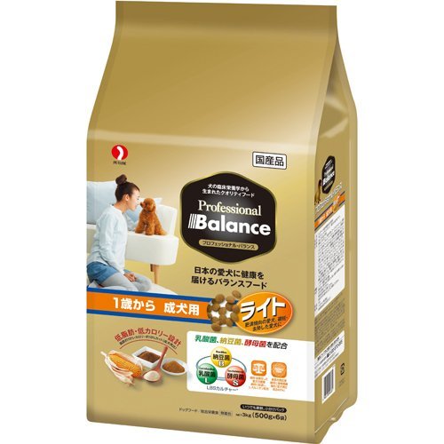 ペットラインプロバラ プロフェッショナルバランス 成犬用 ライト 3kg商品画像