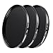 Neewer 3 Pieces 77MM Optical Glass Infrared IR Filter Kit for Sony Canon Nikon Olympus Pentax Panasonic DSLR Cameras, Includes IR720 IR760 IR850 Filters, Lens Cap and More