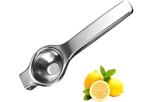Stainless Steel Lemon Squeezer Manual Citrus Juicer Hand Press Handheld Juicer Easy to Clean Kitchen Tool Squeezer for Small/