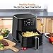 Innsky Air Fryer 5.8QT, 1700W Air Fryer for Roasting, High-Tech Cooking appliances & Oilless Cooker with LED Touchscreen, 7 Cooking Presets, Preheat & Recipes Book (Newest Version)