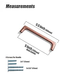Goo-Ki 5''(128mm) Antique Copper Cabinet