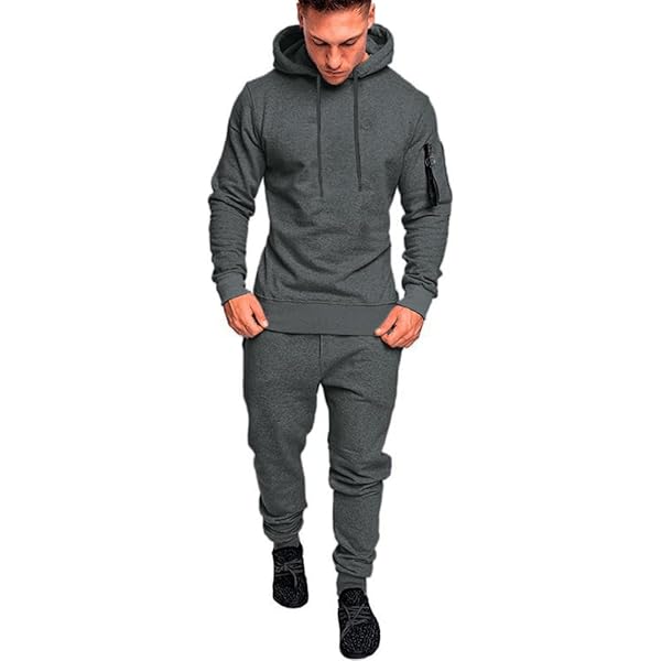 Nike Hoodie Men AOOCHASLIY Mens Sweat Suits Sets Jogging Suits