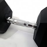 Fashion Thirsty Northern Hex Dumbbell Set Rubber Weights 2.5kg-30kg Pairs view 4