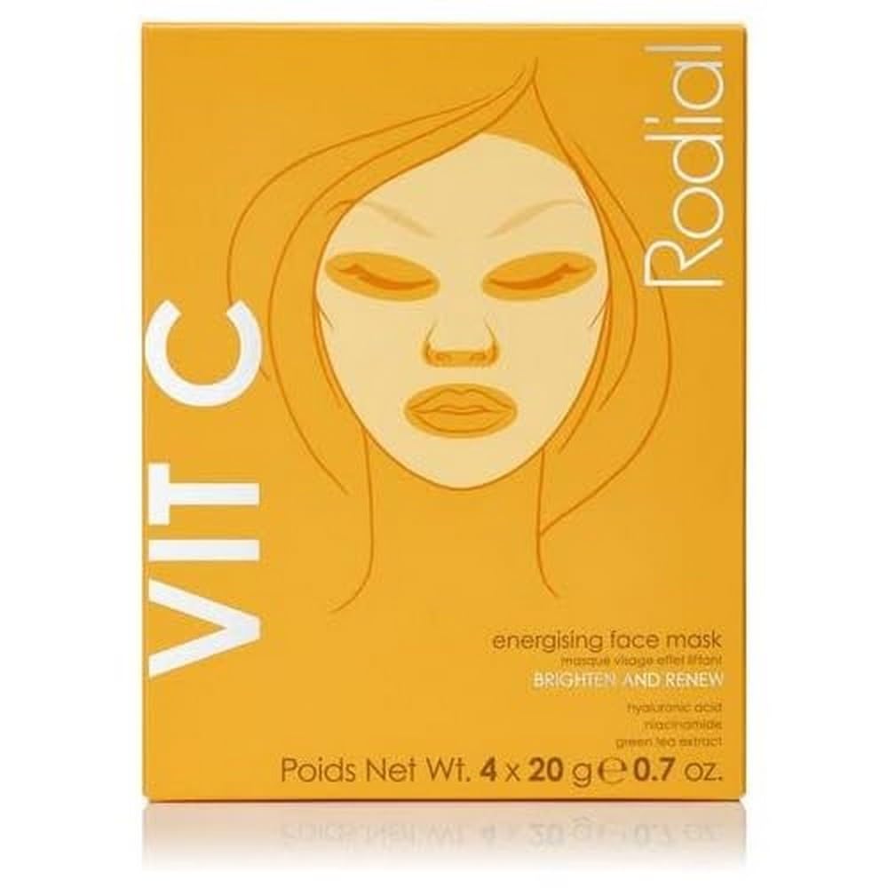 Rodial Vit C Energising Sheet Masks - 4 x 20ml