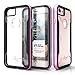 Zizo Shock Series Compatible with iPhone 8 Case Military Grade Drop Tested with Tempered Glass Screen Protector iPhone 7 case Pink