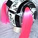 Pigtails for Helmets All Colors Works on Matte Helmets Too Pink