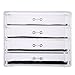 Vencer Cosmetics Makeup and Jewelry Storage Case Display (4 Large Drawers) VMO-017