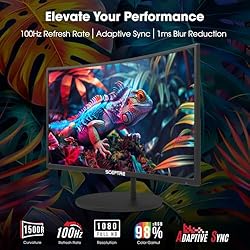 Sceptre 24-inch Curved 100Hz Gaming Monitor HDMI x2