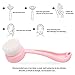 Mermaid Facial Cleansing Brush, Ultra-Soft Manual Face Skin Cleanser Brush Massage Brush for Deep Washing Pore, Best Exfoliating no Irritating Scrubber(Pink)