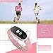 Fitness Tracker,Women Smart Fitness Watch, Heart Rate Monitor Smart Bracelet IP67 Waterproof Smart Bracelet with Health Sleep Activity Tracker Pedometer for Smartphone. (Rose Gold)