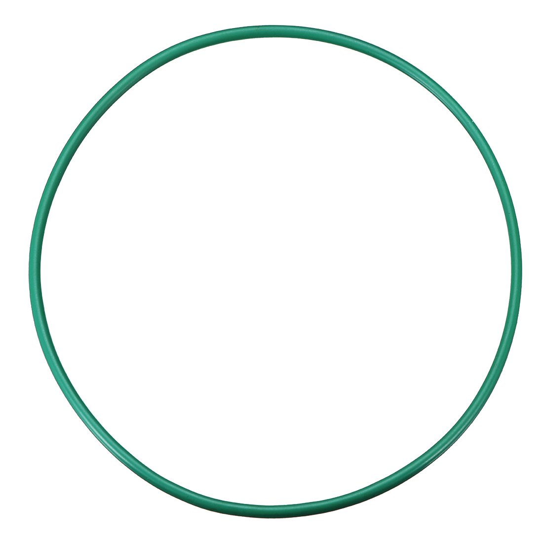 sourcing map Fluorine Rubber O-Rings, 130mm OD 123.8mm ID 3.1mm Width FKM Seal Gasket for Machinery Plumbing, Green, Pack of 1