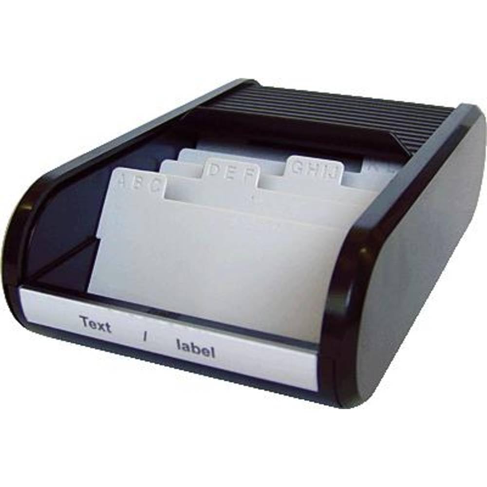 Helit H6218095 Business Card Box for 300 Business Cards