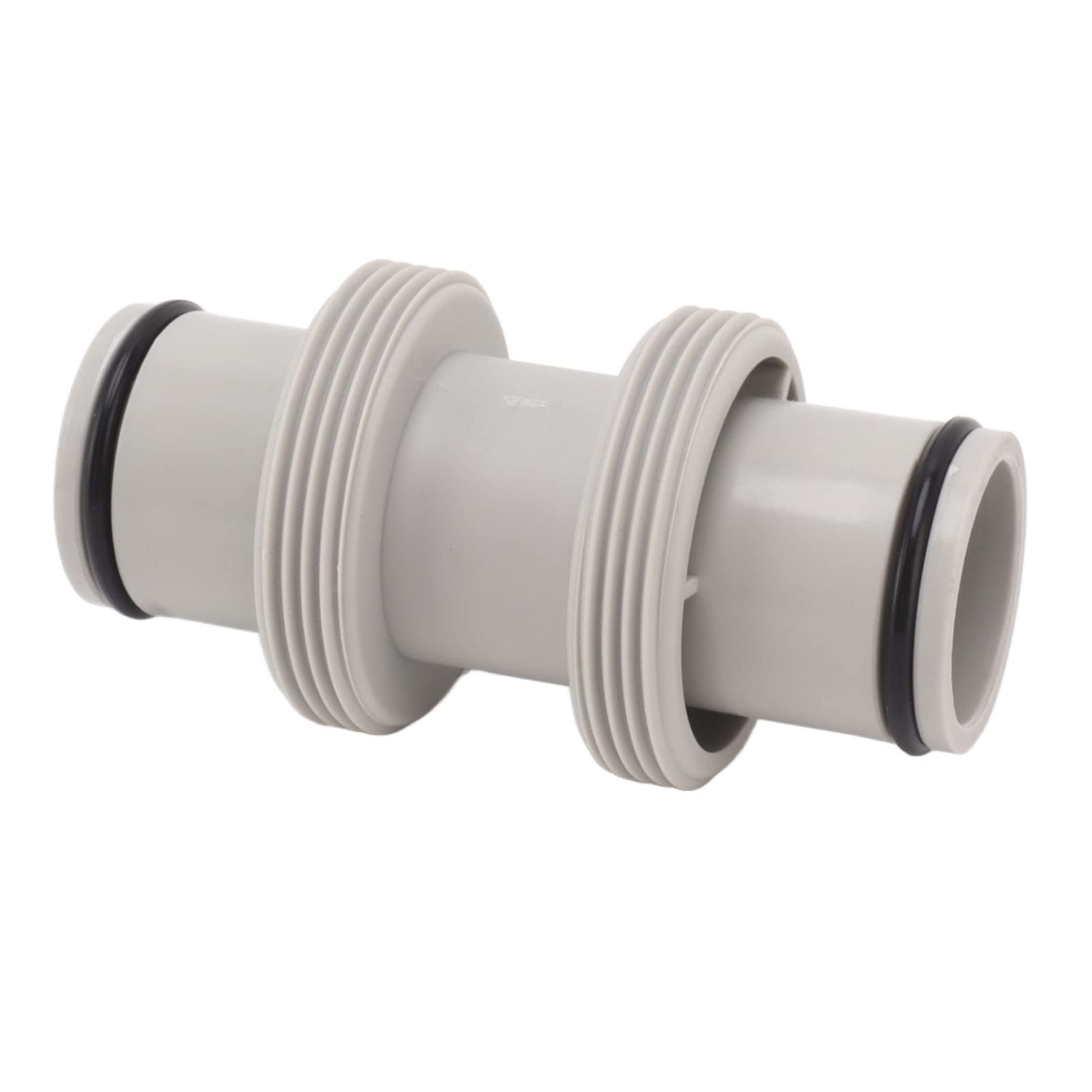 Fdit Pool Hose Adapter, 1.5in to 1.5in Straight Joint Pool Hose Connector Pool Threaded Hose Connector for Swimming Pool Vacuums Cleaners