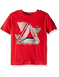 Reebok - Camiseta básica de manga corta para niño