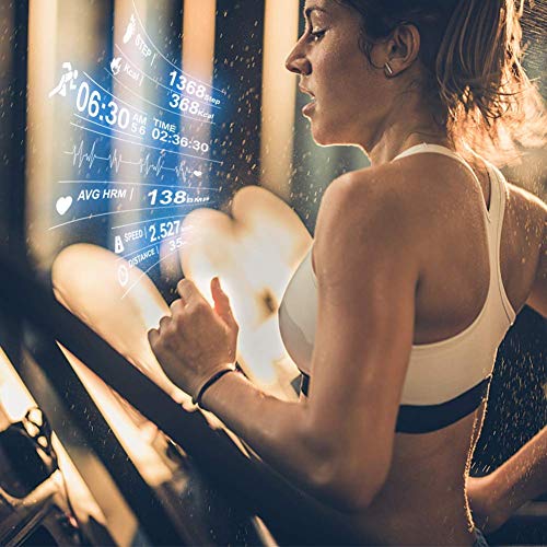 Lintelek Fitness Tracker, Slim Activity Tracker with Heart Rate Monitor, IP67 Waterproof Step Counter, Calorie Counter, Pedometer for Kids, Women, Men and Gift - Thumbnail 6
