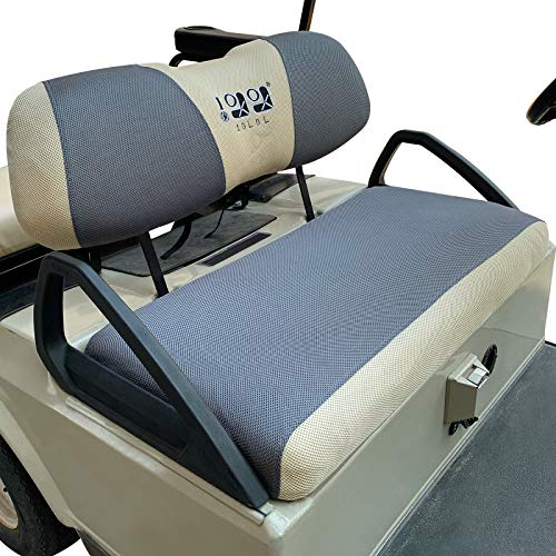 10L0L Golf Cart Seat Cover Set Fit for Club Car DS Precedent and Yamaha