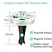 JAOYU Car Aromatherapy Essential Oil Diffuser Stainless Steel Locket Air Freshener with Vent Clip 8 Felt Pads Turtle Jewelry for Women Girls Gifts