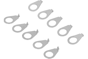 Guitar Knobs Pointer Indicator Plates, Set of 4 Iron Knob Position Washers for Electric Guitar, with Bright Eye Catching Desi