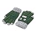Flammi Kids Winter Stretch Knit Gloves Cartoon Robot Gloves Boys Girls (4-8 Years) (Green)