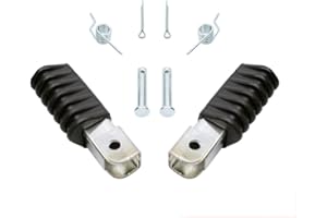 Wai Danie Motorcycle Left & Right Footpegs Foot Pegs Footrest Foot Rest Dirt bike Compatible with Yamaha PW50 PW80 PW 50 80 Dirt Pit Bike Motorbike ATV Quad