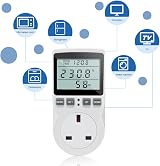 KETOTEK Power Meter Plug Energy Monitor 11 Modes LCD Display KWH Amp Volt view 5