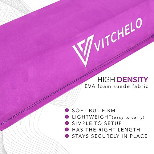 Folding Gymnastics Balance Beam 9ft Long for Kids Toddlers Training Indoor at Home - Build Confidence in Your Child Tumbling Practice Performance - Suede Floor Balancing Beam Lightweight Portable