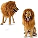 Kakasogo 1 Pcs 2017 New Brown Lion Mane Wig With Ear for Dog Costume Party Club Halloween Christmas Festival Pet Decor Gift Supplies Hair Head Tool Set Adjustable Size Fit more King Dogs