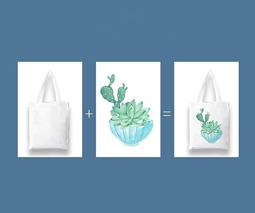 E-Found 10 Pcs Canvas Tote Bags Natural Cotton for DIY Crafts