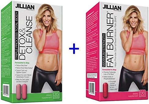 Jillian Michaels - Fat Burner &amp; Detox Cleanse Diet Bundle-1ct