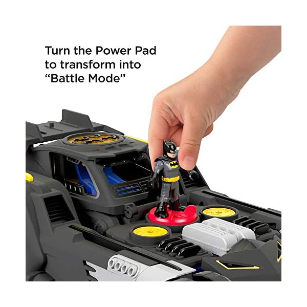 Fisher-Price-GBK77-Imaginext-DC-Super-Friends-Transforming-Batmobile-RC-Vehicle-Multicoloured Imaginext DC Super Friends Transforming Batmobile R/C