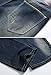 FEESON Men's Ripped Slim Fit Straight Denim Jeans Vintage Style with Broken Holes 08 W34