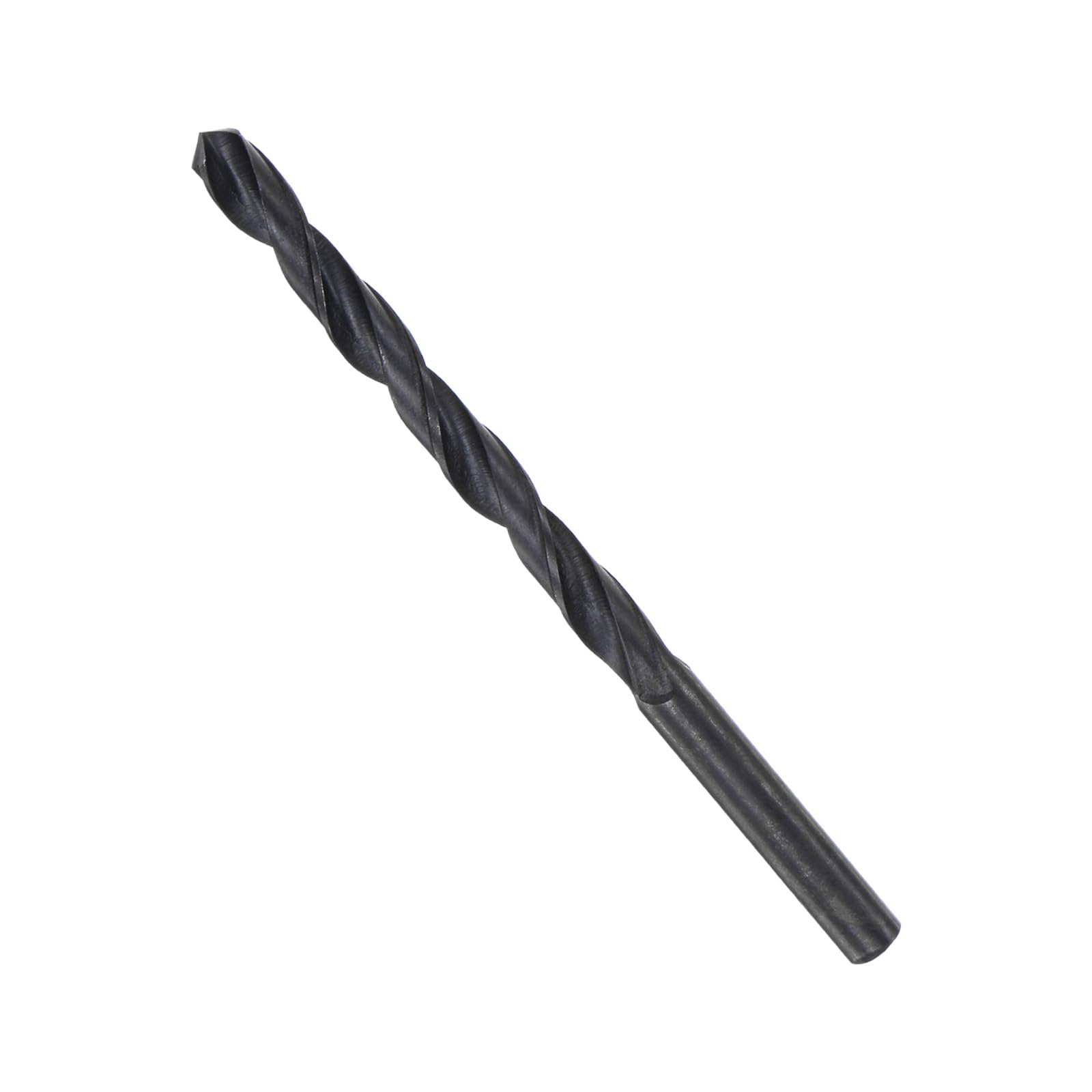 CoCud Twist Drill Bits, 6.2mm Cutting Diameter 0.24" Shank, High-Speed Steel Black Oxide Coating Jobber Bit Set (Applications: for Metal Wood Plastic), 1-Pieces