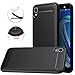 Asus ZenFone Live L1 (ZA550KL) Case, Dretal Carbon Fiber Shock Resistant Brushed TextureAnti-Fingerprint Flexible Soft TPU Phone Protective Cover Case for Asus ZenFone Live L1 (ZA550KL) (Black)