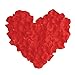 Neo LOONS 1000 Pcs Artificial Silk Rose Petals Decoration Wedding Party Color Red primary