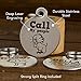 If It Barks - Engraved Pet ID Tags for Dogs - Personalized Stainless Steel Identification Tags - Custom Name Tag Attachment - Made in USA, I'm Deaf