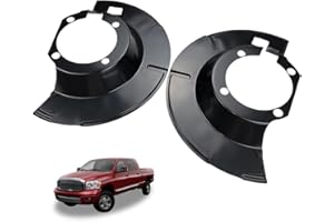 Dimeani 924-228 Front Brake Dust Shield Compatible with Dodge Ram 2500 3500 2003 2004 2005 2006 2007 2008 Brake Dust Cover Brake Dust Guard Brake Dust Plate Brake Dust Shirld 5086663AA 5086664AA