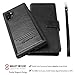 AMOVO Leather Case for Galaxy Note 10 Plus (6.8’’) [Genuine Leather] Samsung Galaxy Note 10+ Wallet Case Detachable [2 in 1 Folio] [Wristlet] Note10+ Leather Folio (Note10Plus, Genuine Leather Black)