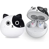 AMAFACE Wireless Earbuds, Wireless Earphones with Microphone, Cartoon Earset with Charging case 32H Playtime,Waterproof,HiFi Stereo in Ear Headphone for Kids Adult