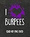 Panoware Women's Funny Workout Tank Top | I Love Burpees Said No One Ever, Vintage Black, Small