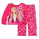 Barbie Girls Long Sleeve Pajamas (Toddler/Little Kid)