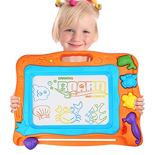 Kids Drawing Board,Magnetic Writing Sketch Board Pad Erasable Magna Doodle