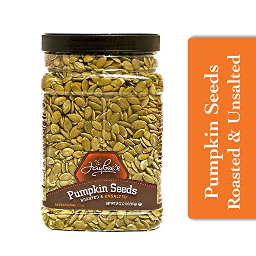 Pumpkin Seeds Pepitas Roasted Unsalted - 32 oz Reusable Container | Similar to Organic Pumpkin Seed - Healthy Snack…