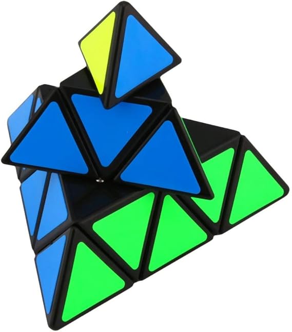 Amazon Favnic 三角型キューブ 魔方 3x3x3 競技用 立体パズル 立体パズル おもちゃ