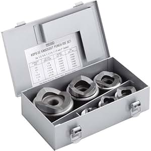 Ridgid 23487 1/2-Inch to 2-Inch Punch and Die Knockout Set with Case - Tap And Die Sets - Amazon.com